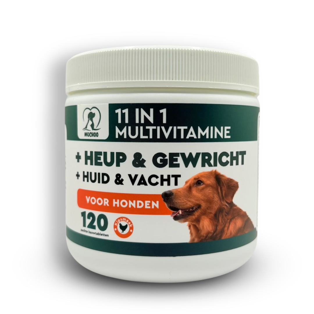 Muchoo 11-in-1 Multivitamine voor honden