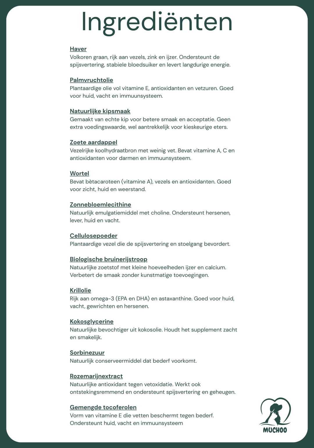 Muchoo 11-in-1 Multivitamine voor honden